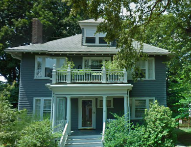 For the first three years of her life, celebrated poet Sylvia Plath lived at 24 Prince St. in Boston’s Jamaica Plain neighborhood, a site that will likely be included in Boston’s literary district. Photo Courtesy/Google Maps.