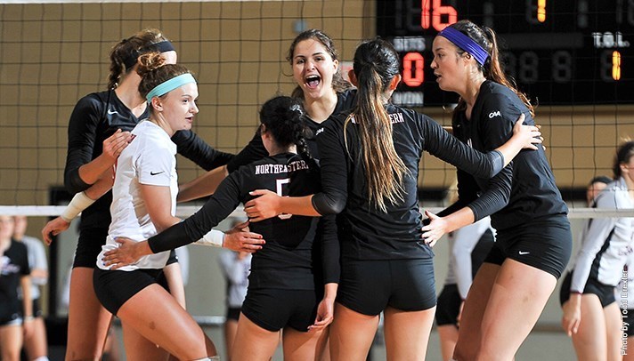 Northeastern+women%E2%80%99s+volleyball+team+plays+at+Radisson+UCS+Invitational+and+goes+1+for+2