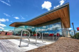 Library branch uses sustainable architecture