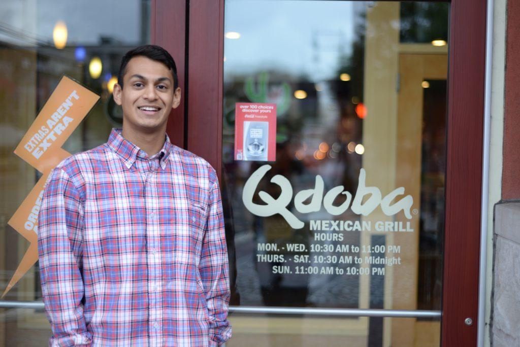 Student partners with Qdoba to feed the hungry