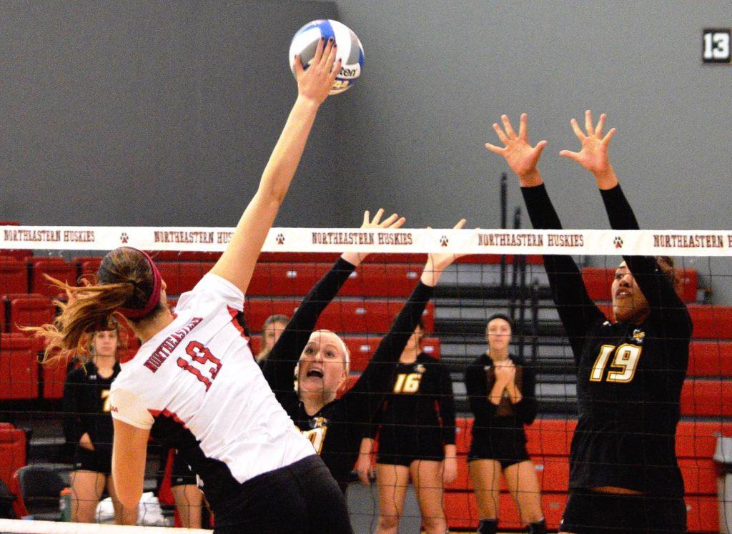 NU volleyball falls to Delaware and Towson