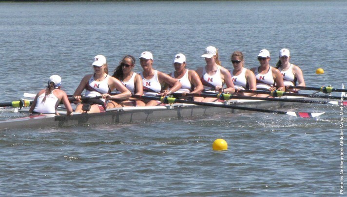 NU rowing finishes just behind Ivy Leagues