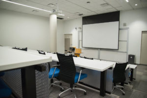 A classroom in East Village.