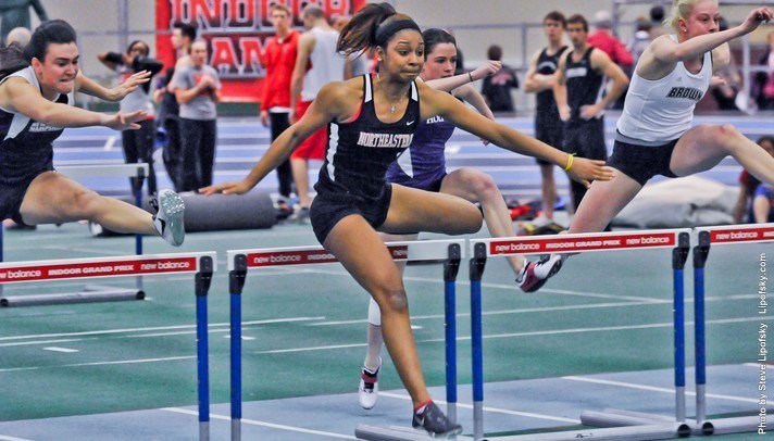Junior Nicole Genard placed second in the 60-meter hurdles with a time of 9.04 at the Jay Carisella Invitational. 