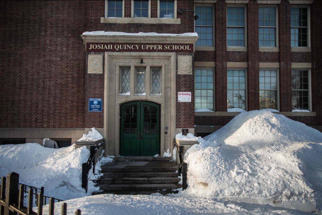 John+Quincy+Upper+School+in+Back+Bay%2C+pictured%2C+is+one+of+128+Boston+Public+Schools+that+have+had+to+revise+their+curricula+in+the+wake+of+this+winters+unprecedented+snowfall.