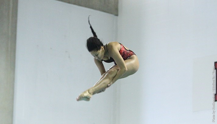Diving team scores 39 at CAA Championships