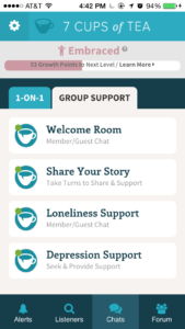 7 Cups of Tea app offers anonymous therapy
