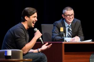Comedian Josh Peck visits NU