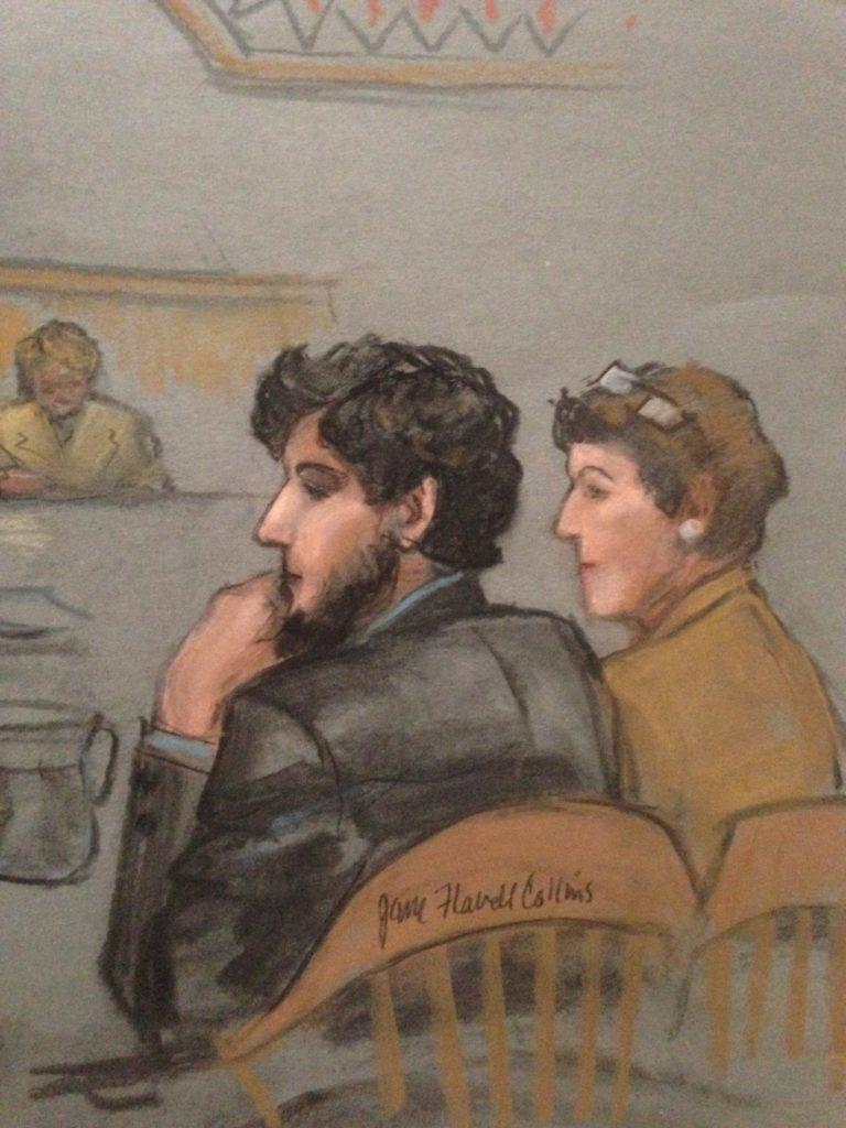 The+prosecution+and+defense+both+rested+their+cases+as+Boston+Marathon+Bombing+suspect+Dzhokhar+Tsarnaev+looked+on.