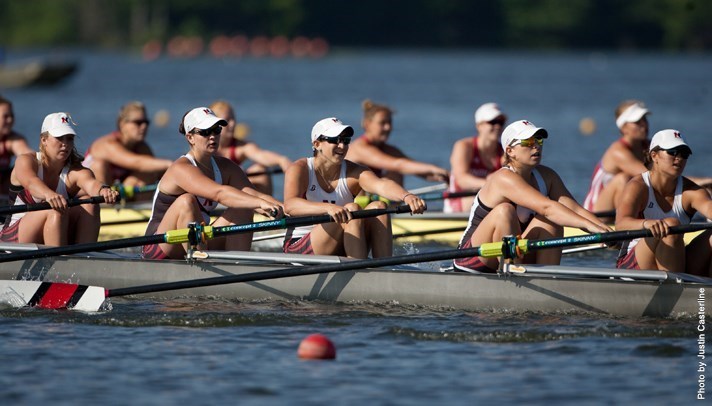 Womens rowing competes against Syracuse, UPenn