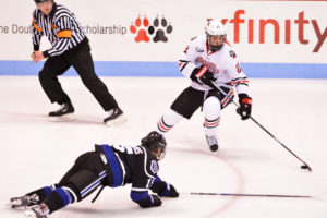 Bentley completes sweep of hockey in weekend series