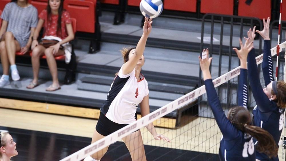 Volleyball falls to conference foes