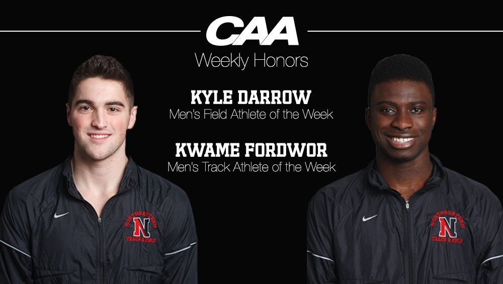 Two NU athletes earn CAA honors