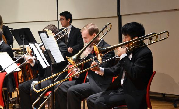 Wind Ensemble plays mechanical theme