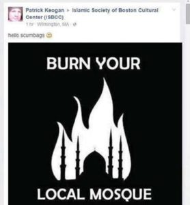 In the wake of hateful online threats, Northeastern Muslim community presses for unity