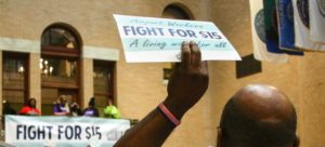 Boston workers push for $15 wages