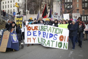 Hundreds rally at State House for LGBTQA+ rights
