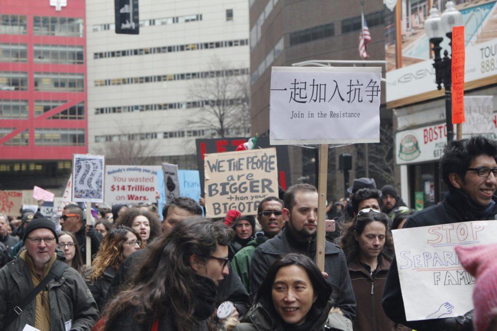 Dozens denounce deportations in Chinatown protest