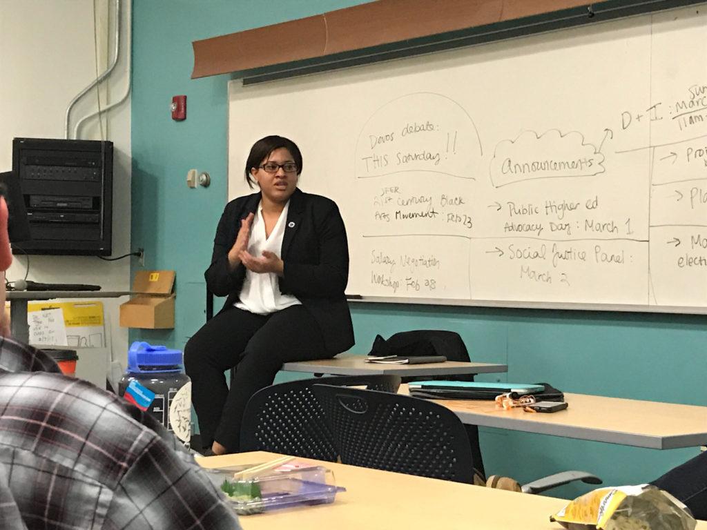 State rep. focuses on constituency, education in discussion with NU Democrats