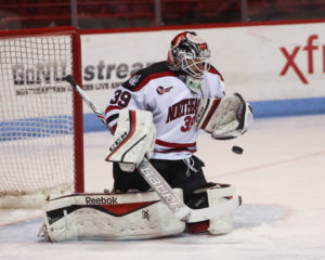 Krizova’s heroics send Huskies to semifinals