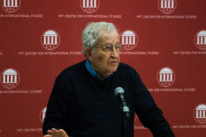 Activist, writer Noam Chomsky warns of climate change under Trump