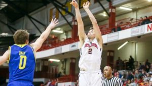 Brace sets record to clinch sixth seed in CAA