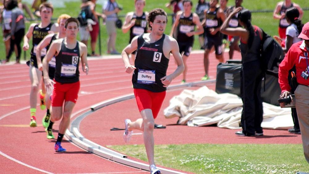 Senior captain Paul Duffey led the way for Huskies track and field this week, placing first in the 800m / Photo courtesy Jim Pierce, Northeastern Athletics