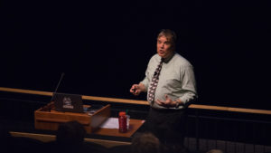 Northeastern professor talks climate change at aquarium