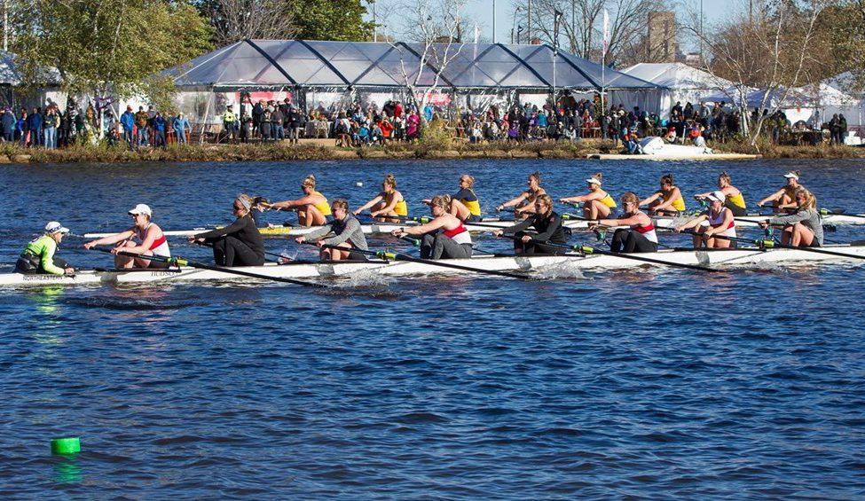 The Northeastern womens rowing team beat the Columbia Lions for the third year in a row. / Photo courtesy Jim Pierce
