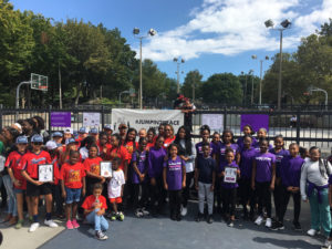Community jumps into peace in Roxbury