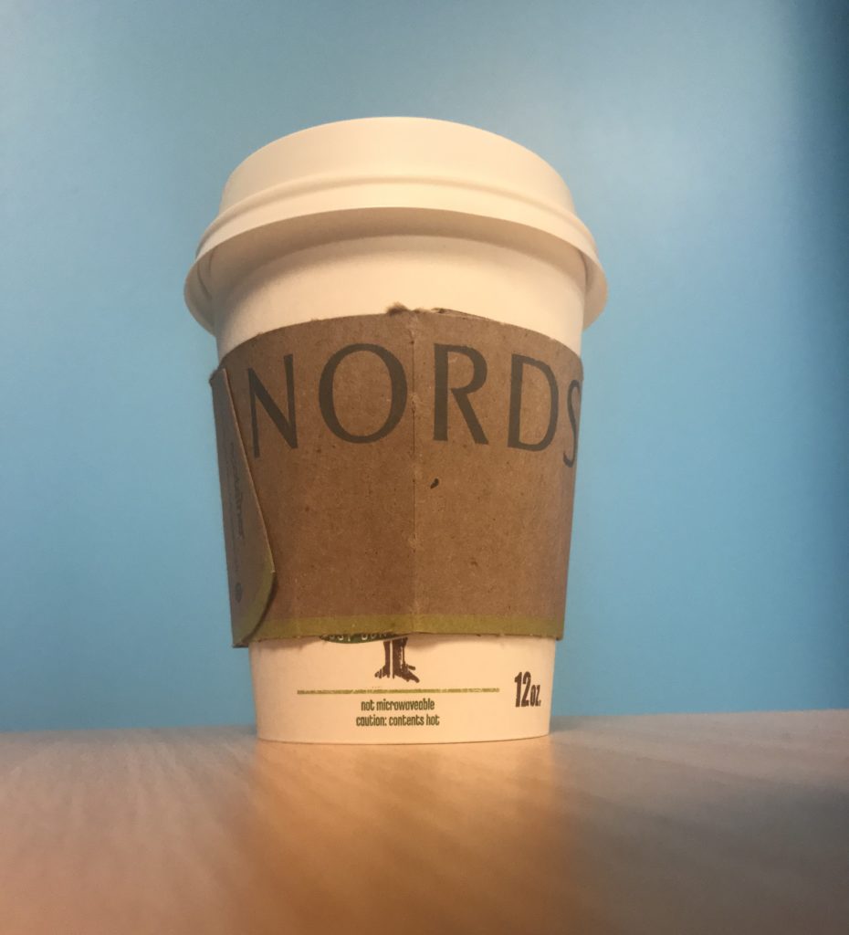Shipping mistake leads to Nordstrom ads on coffee sleeves