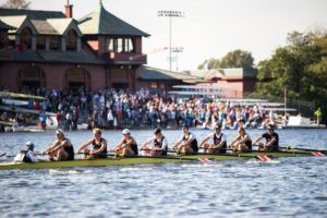 NU rowing competes in Head of the Charles Regatta