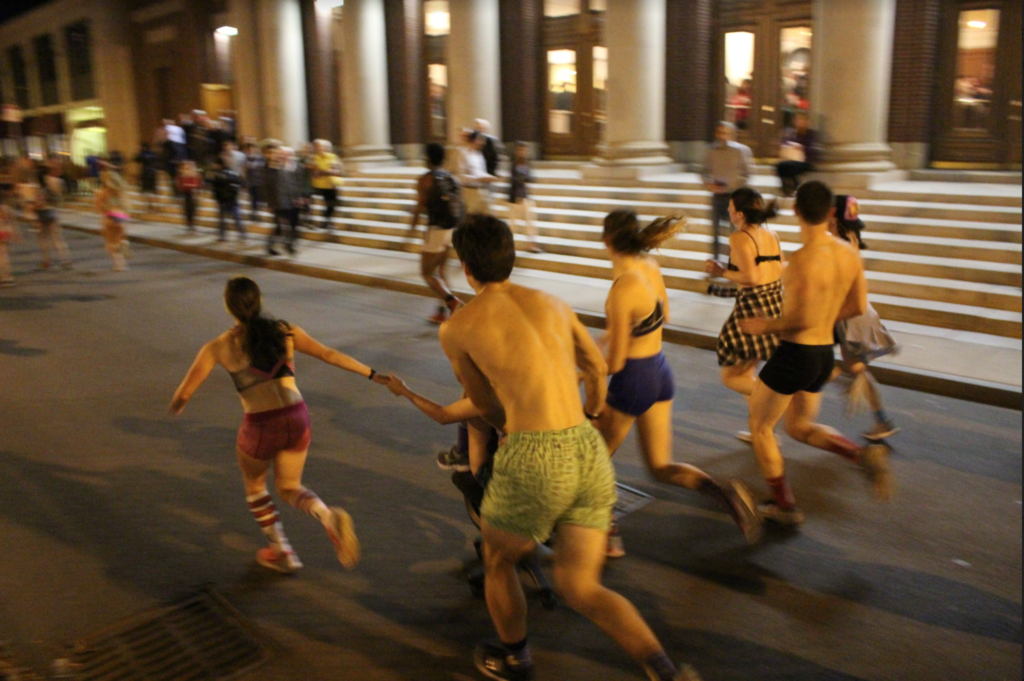 More+than+1%2C000+students+striped+down+for+the+annual+Underwear+Run.%2F+Photo+by+Micheal+Wheeler