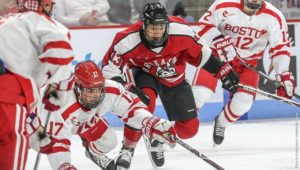 Men’s hockey dominates BU on the road
