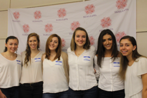 Greek life organizations host spring rush events