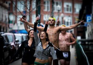 Cupid’s Undie Run draws hundreds at Fenway Park
