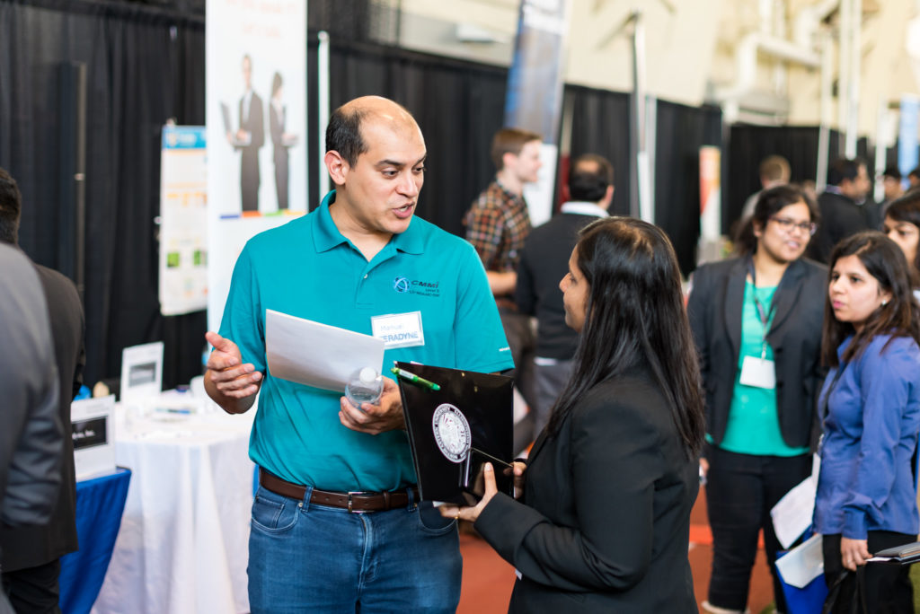 Many+students+use+career+fairs+as+networking+opportunities+when+looking+for+co-ops.