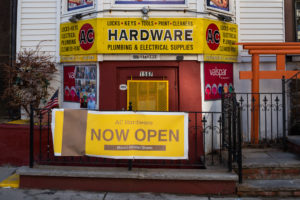 Mission Hill hardware store reopens months after shooting