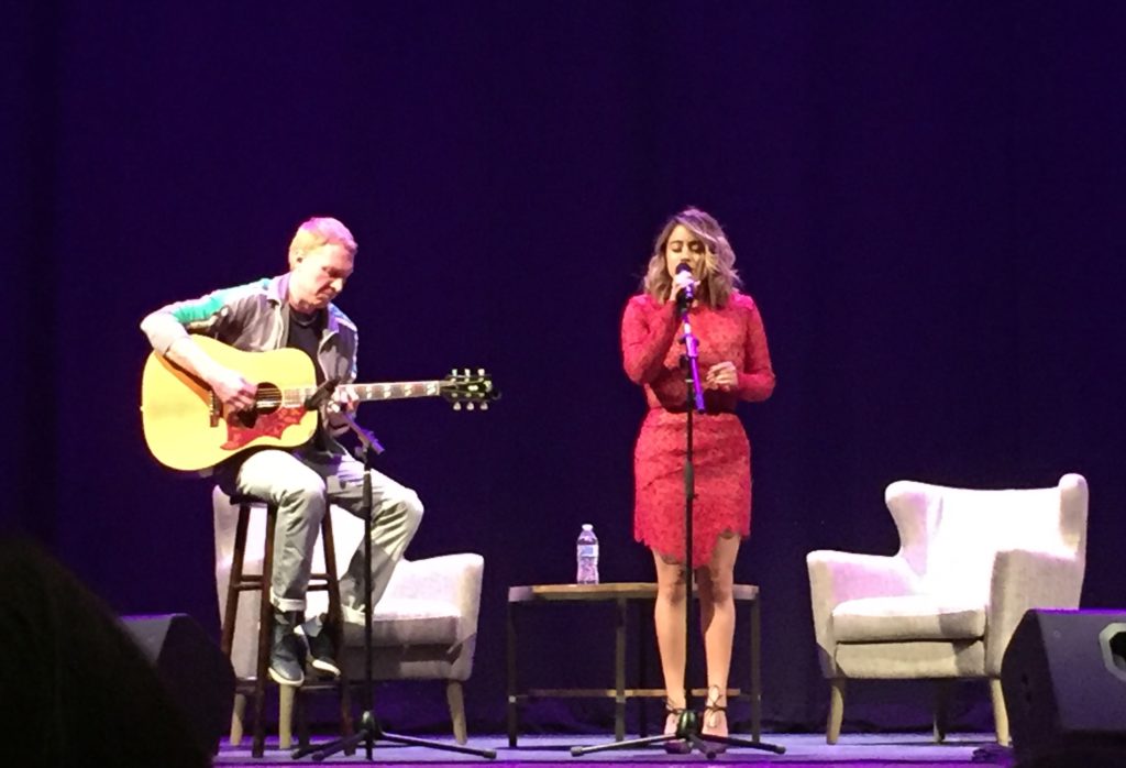 Ally Brooke performs  Perfect with guitarist Colin. / Photo by Ashley Wong