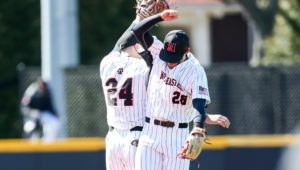 NU baseball sweeps home series against Elon University