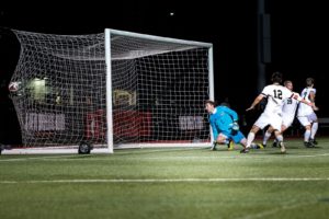 Huskies snap four-game losing streak with double-overtime goal