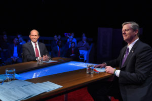 Charlie Baker and Jay Gonzalez battle in second gubernatorial debate