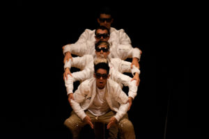 Poreotics performs with Northeastern students at Fenway Center