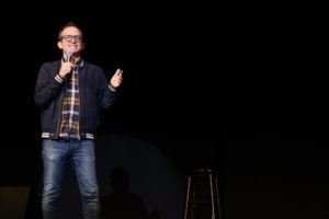 Broad City’s Chris Gethard brings laughs to Blackman