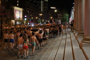 Northeastern students strip for Annual Underwear Run