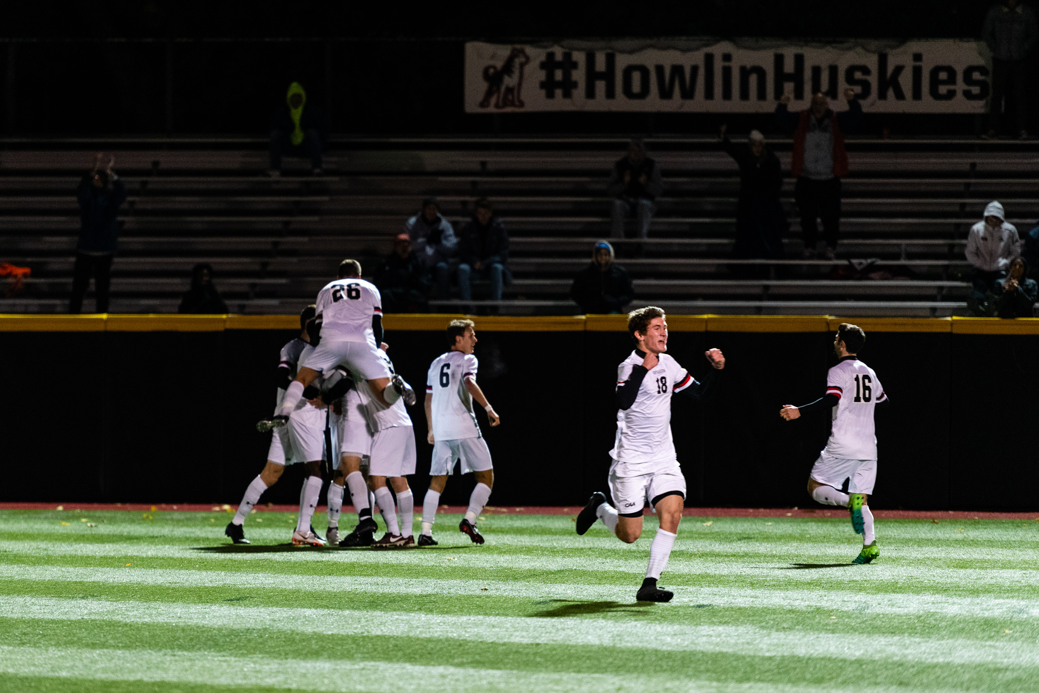 Men’s soccer earns conference tournament berth with win over No. 13