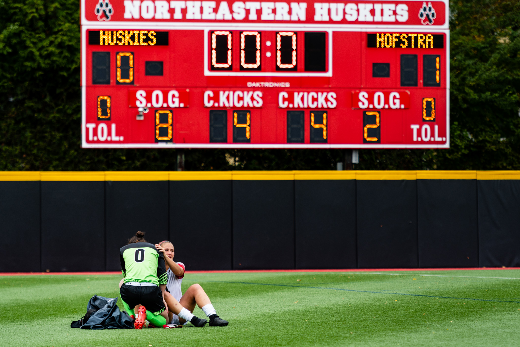 NU lose foul-filled semifinal game to Hofstra