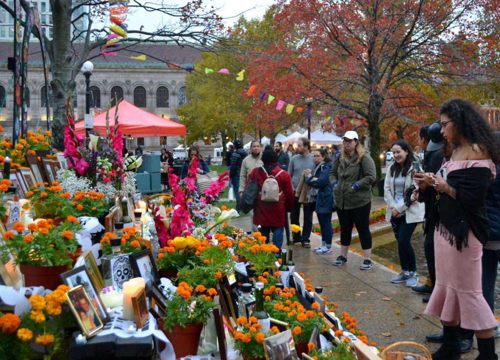 Boston hosts first Dia de los Muertos celebration in Copley Square