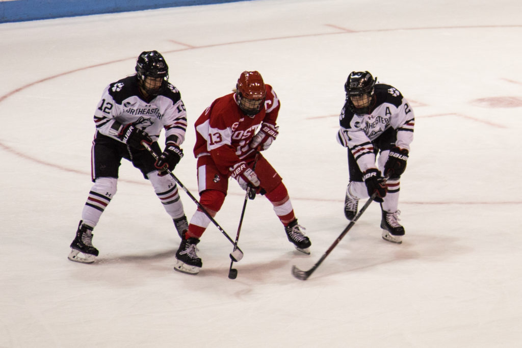 Women’s hockey falls to Holy Cross, ending 12-game unbeaten streak