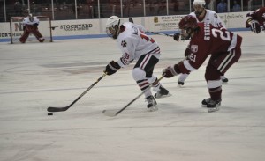 Men’s hockey hosts Mustaches for MacLeod